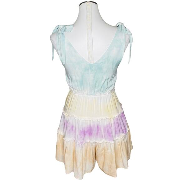 Storia Tie Dye Tiered Romper - Picture 4 of 11